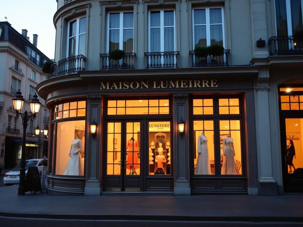 Maison Lumière – luxury fashion digital rebrand
